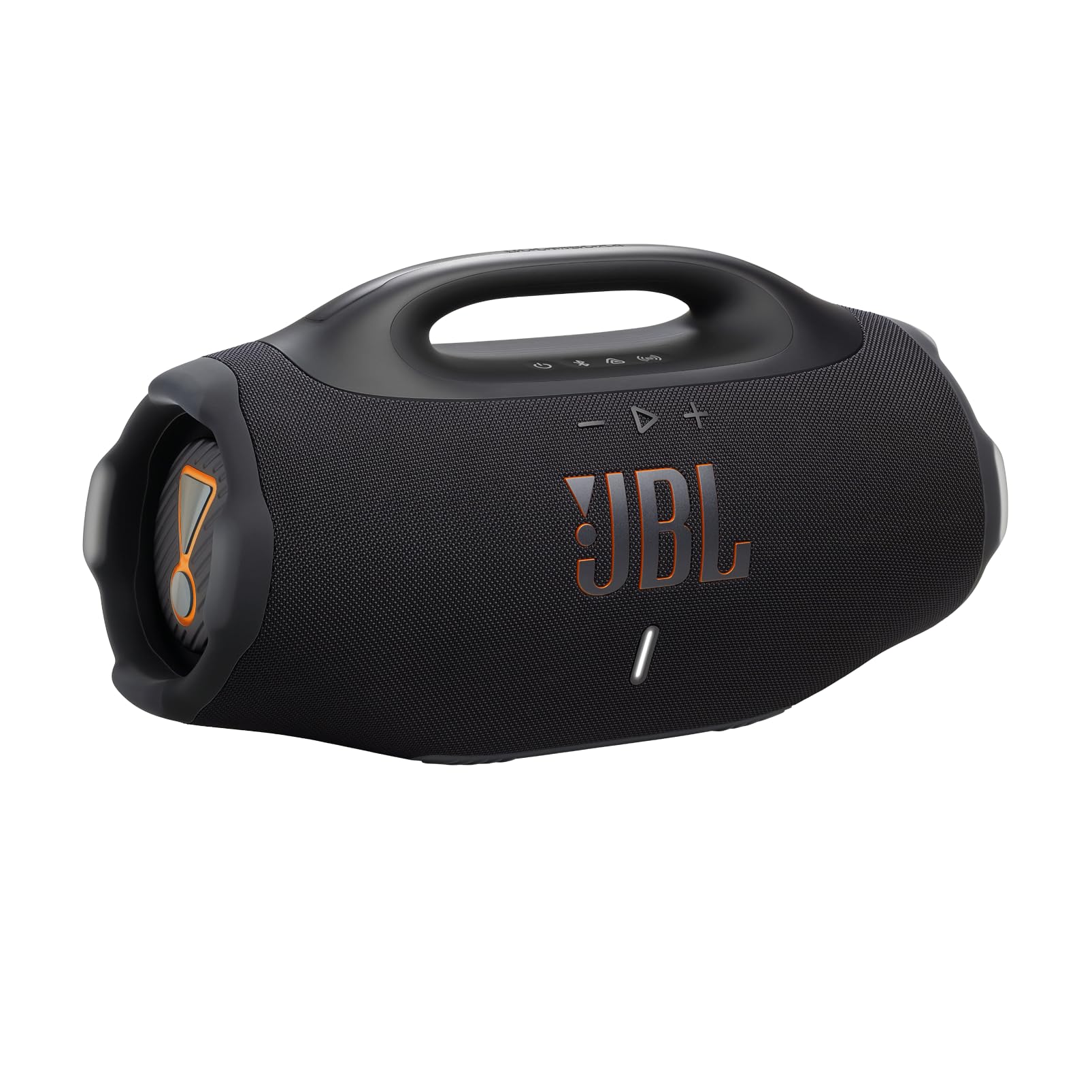 JBL Boombox 4 Portable Bluetooth Speaker, JBL Pro Sound with AI Sound Boost, IP68 Waterproof and Dustproof, Up to 34h Playback, Auracast Multi-Speaker, 2 Bass Boost Modes, Black - JBLBOOMBOX4BLKEP