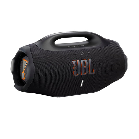 JBL Boombox 4 Portable Bluetooth Speaker, JBL Pro Sound with AI Sound Boost, IP68 Waterproof and Dustproof, Up to 34h Playback, Auracast Multi-Speaker, 2 Bass Boost Modes, Black - JBLBOOMBOX4BLKEP