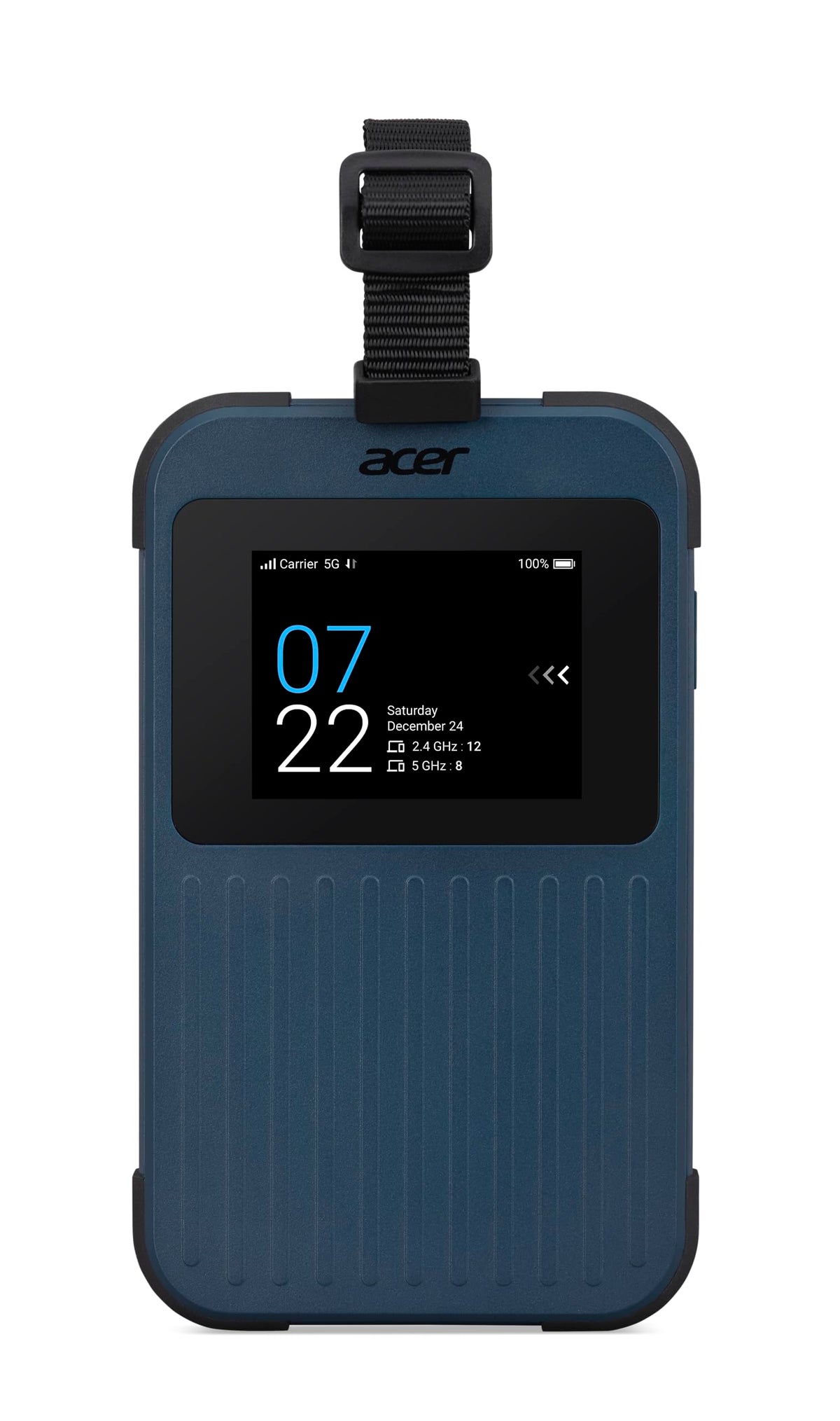 Acer Connect Enduro M3 5G Router (Router LTE) | Router WLAN mobil cu SIM | WiFi 6 | Dual 2.4 & 5.0 GHz | Nano SIM & SIM virtuală | Baterie de 6500mAh | USB 3.0 Type-C | MIL-STD-810H