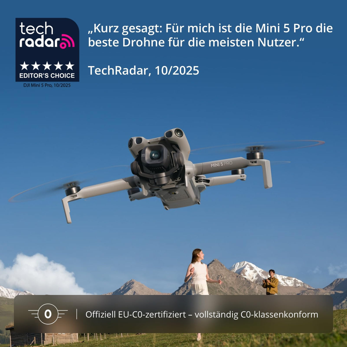 DJI Mini 5 Pro Fly More Combo Plus cu DJI RC 2, 1-inch CMOS, C1 - 6937224147904