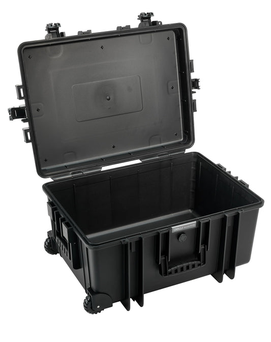 B&W Outdoor Transport Case - Type 6800 Black - waterproof according to IP67 certification, dustproof, shatterproof and indestructible - 6800/B