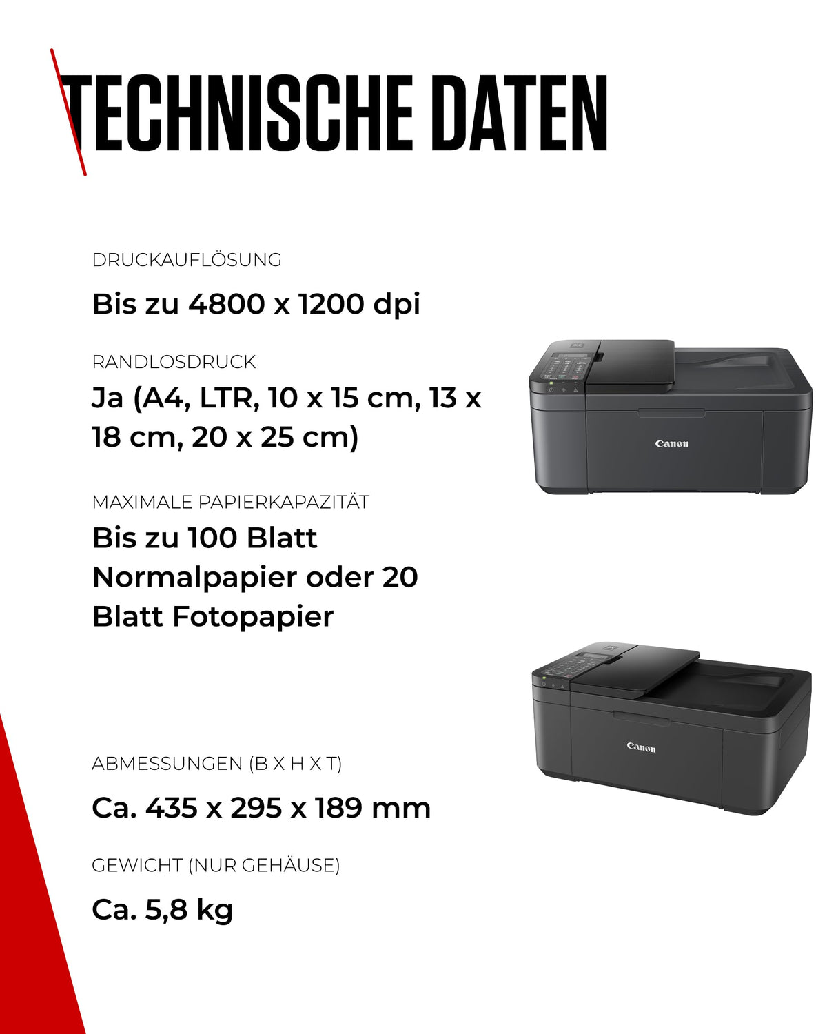Canon PIXMA TR4755i WLAN Inkjet Multifunction Printer | Duplex | Fax