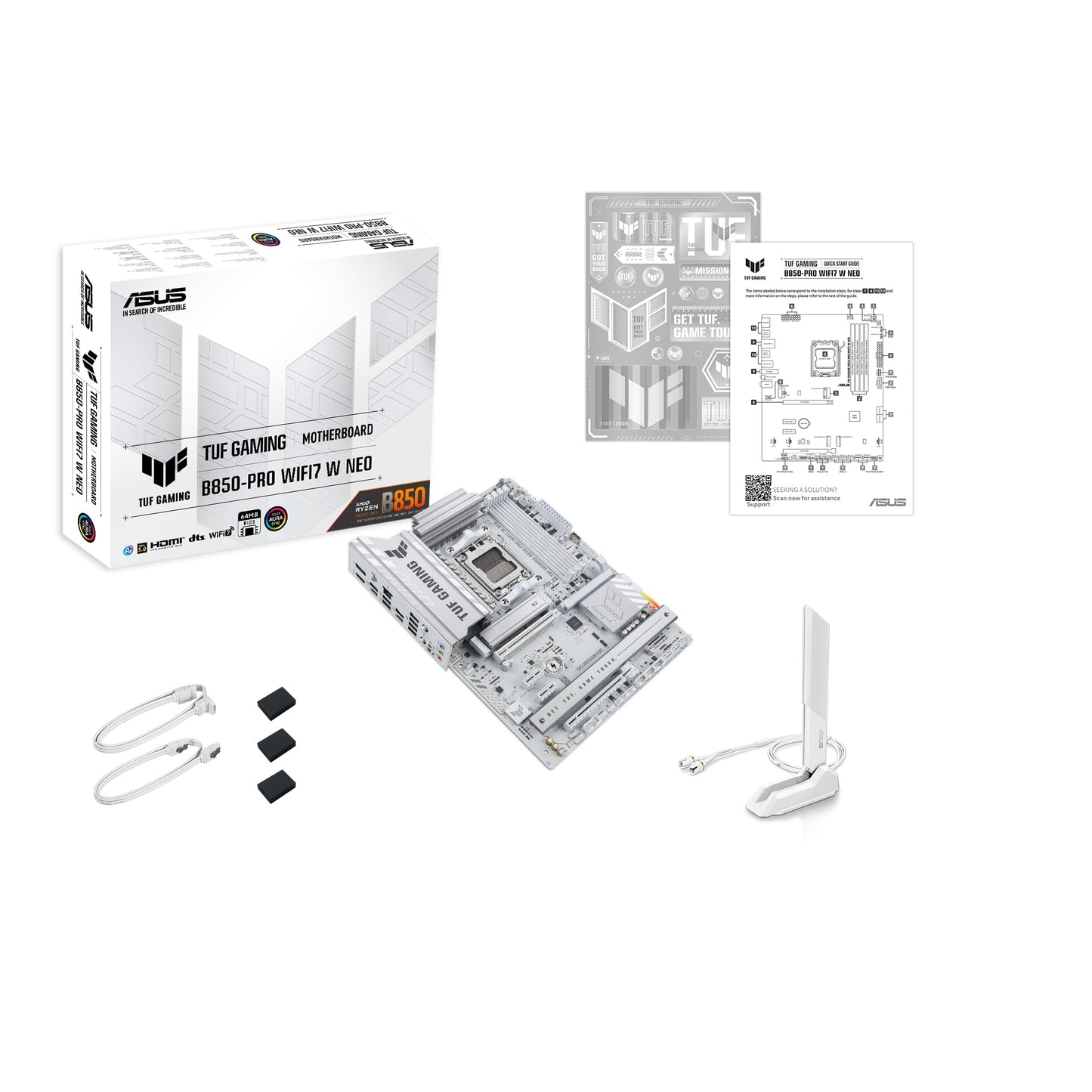 ASUS TUF Gaming B850-PRO WIFI7 W NEO AMD ATX motherboard - 90MB1NW0-M0EAY0