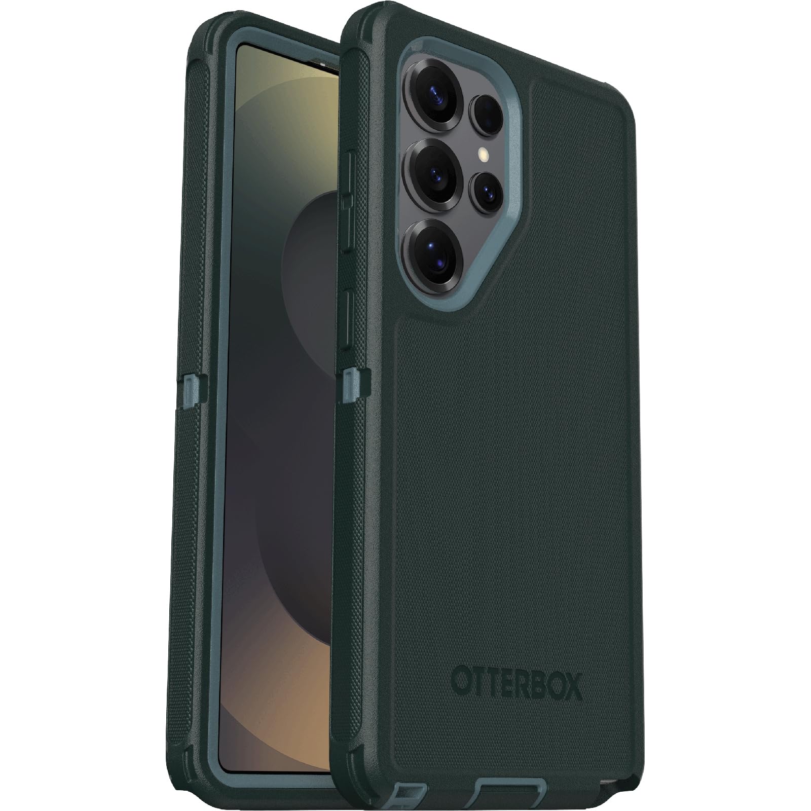 OtterBox Defender Case for Samsung Galaxy S25 Ultra, Shockproof Drop Proof Ultra Heavy Duty Protective Case 7X Military Grade Tested Green - 77-97621
