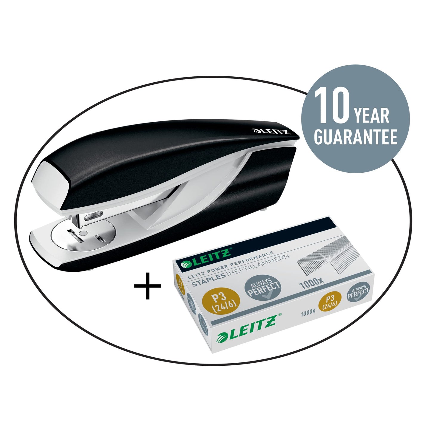 Leitz Power Performance staples P3, 100 x 1000 pieces, galvanized, 55700000 24/6mm - 55700000-100