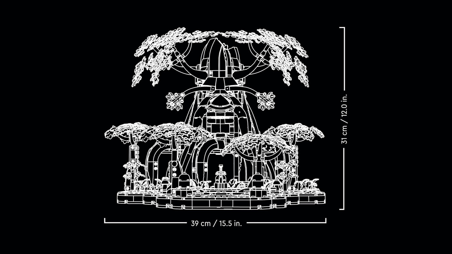LEGO The Legend of Zelda Deku Tree 2-in-1 - collector's item to display with Princess Zelda & 3 Link minifigures - building set for adults & gift idea for video game fans - 77092