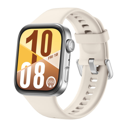 HUAWEI Watch FIT 4 Smartwatch, GPS, Fitness Tracker with Sleep Tracking, Health Management, 2000 Nits, Up to 10 Days Battery Life, 5 ATM, Compatible with Android & iOS, White - Seiya-B19F