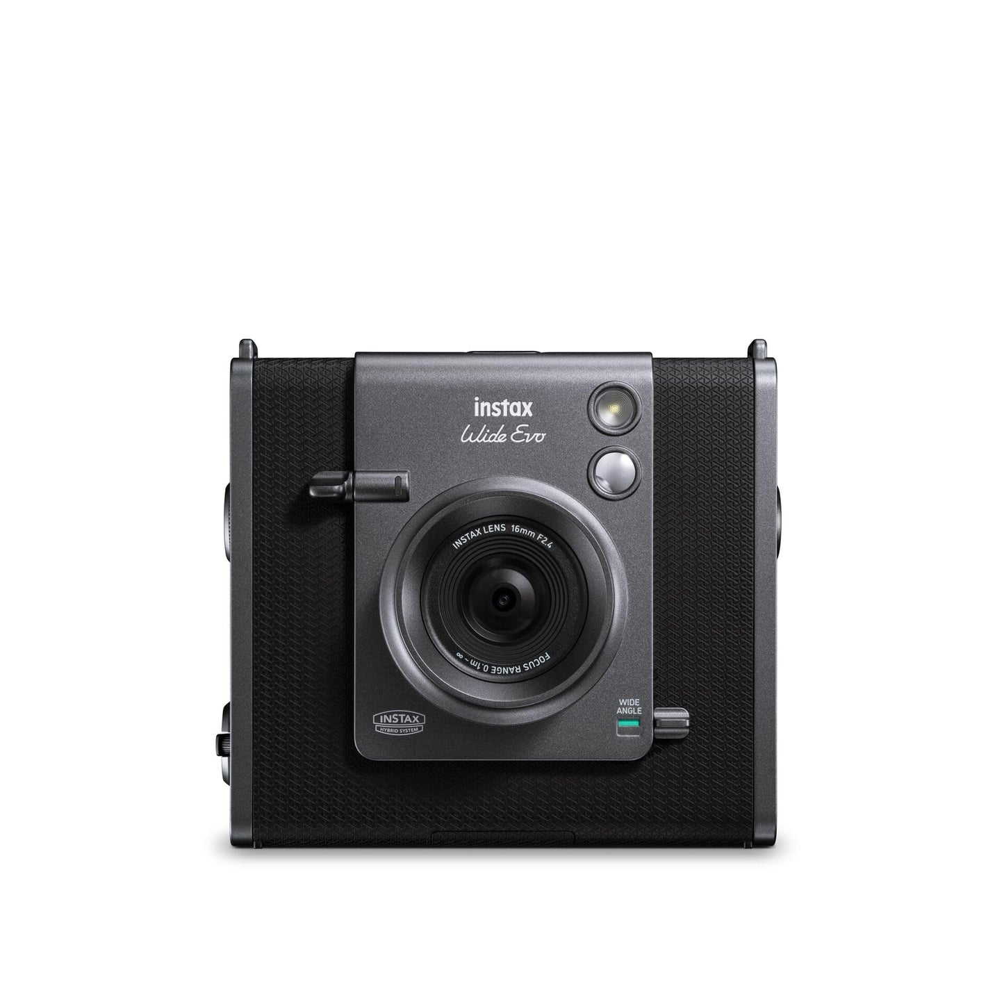 FUJIFILM instax Wide Evo™ hybrid instant camera with display for large images | Selfie mirror, wide angle & 100 creative effect combinations | with smartphone printer function via Bluetooth | Black - EVO,