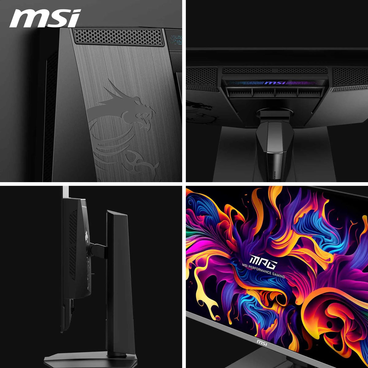 MSI MPG 272URXDE QD-OLED Gaming Monitor, 27 inch, 4K UHD, 240 Hz, 0.03 ms - 4711377275477