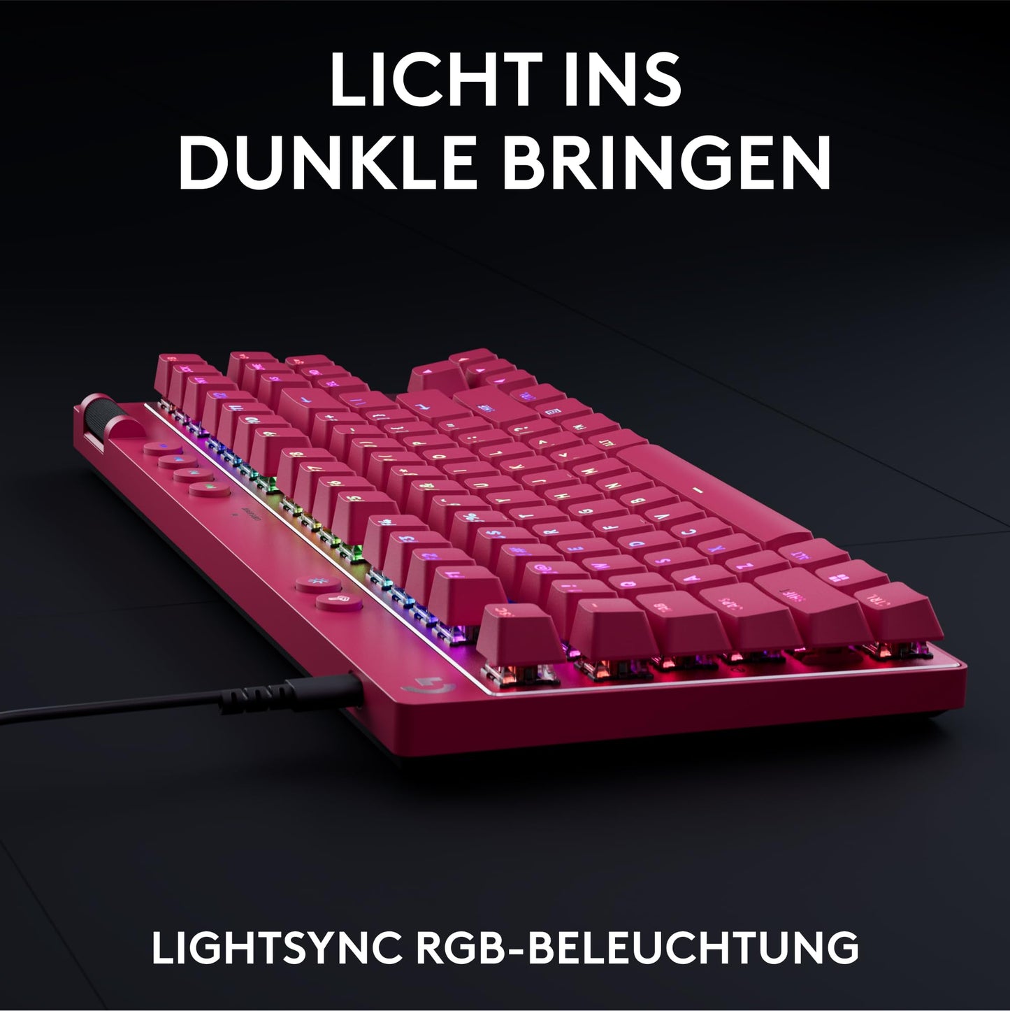 Logitech G PRO X TKL RAPID Pink (920-013248)