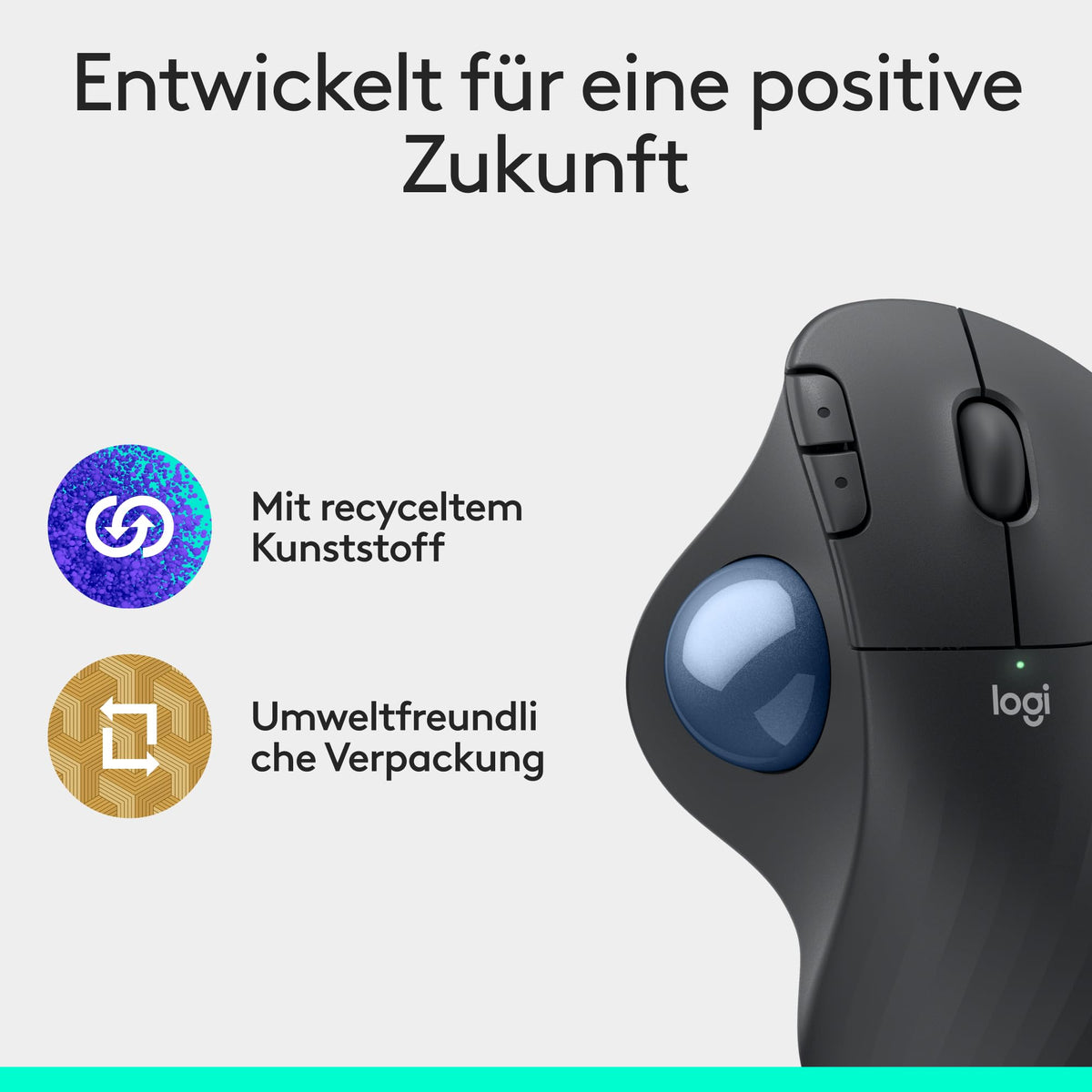 Logitech ERGO M575S wireless trackball mouse - 910-007029
