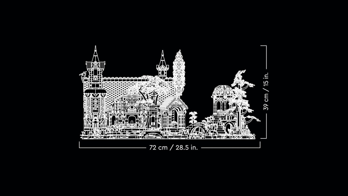 LEGO Icons Stăpânul Inelelor: Bruchtal 10316
