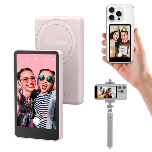 Rollei Easy Creator Selfie Monitor Handy Rear Camera Magnetic Screen - 26957