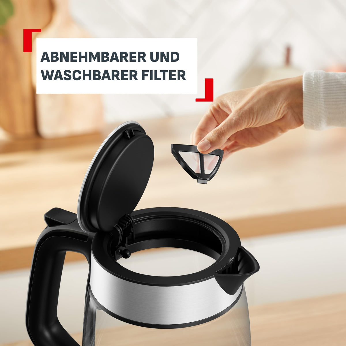 Tefal Express Fierbător de apă electric, fierbere rapidă, iluminare - KI6A58E0