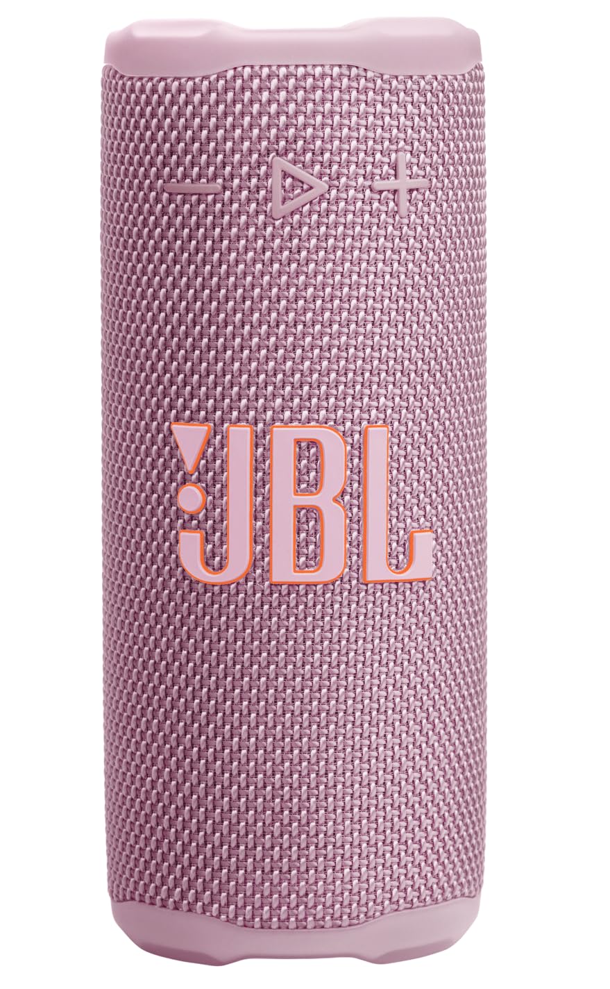 JBL Grip Compact Bluetooth Speaker, JBL Pro Sound with AI Sound Boost, IP68 Waterproof and Dustproof, Ambient Light, Up to 14h Playback, Auracast Multi-Speaker, JBL Portable App, Pink - JBLGRIPPIK