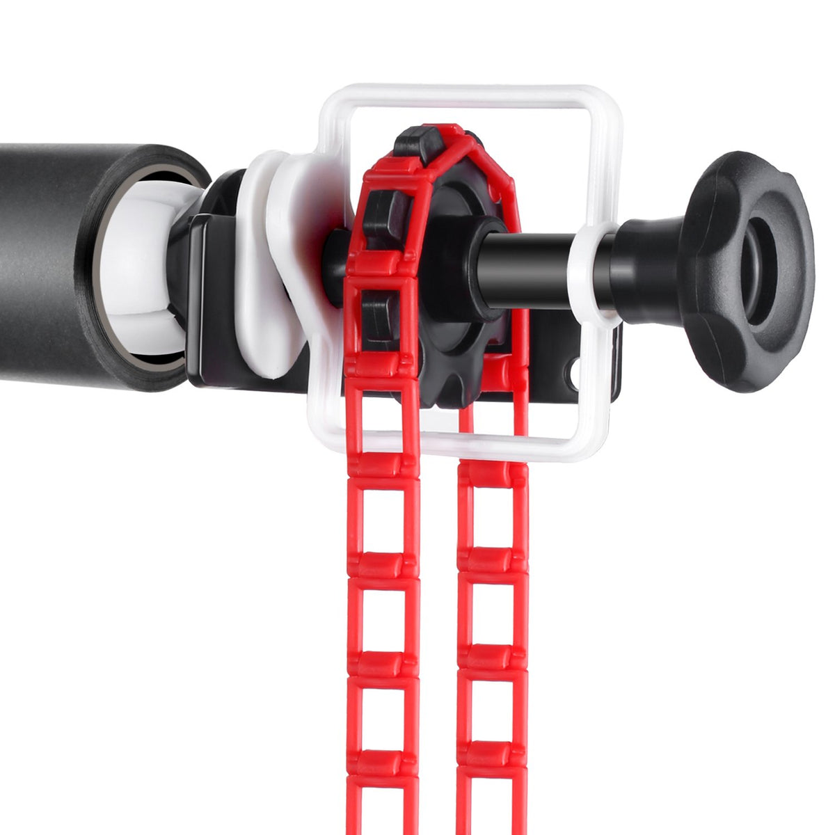NEEWER Fotografie Einzelrolle Wandmontage manuell Hintergrund Support System cu 2 x cârlige individuale, 2 x bară extensibilă, 1 x lanț, capacitate de încărcare: 22lb/10kg - ST-MBF1