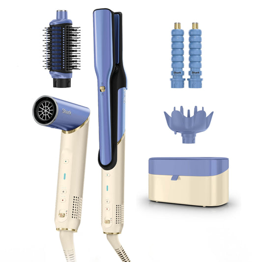 Shark Glam Multistyler and Hair Dryer for Straight Hair, Waves, and Curls - HD6042SEUPL
