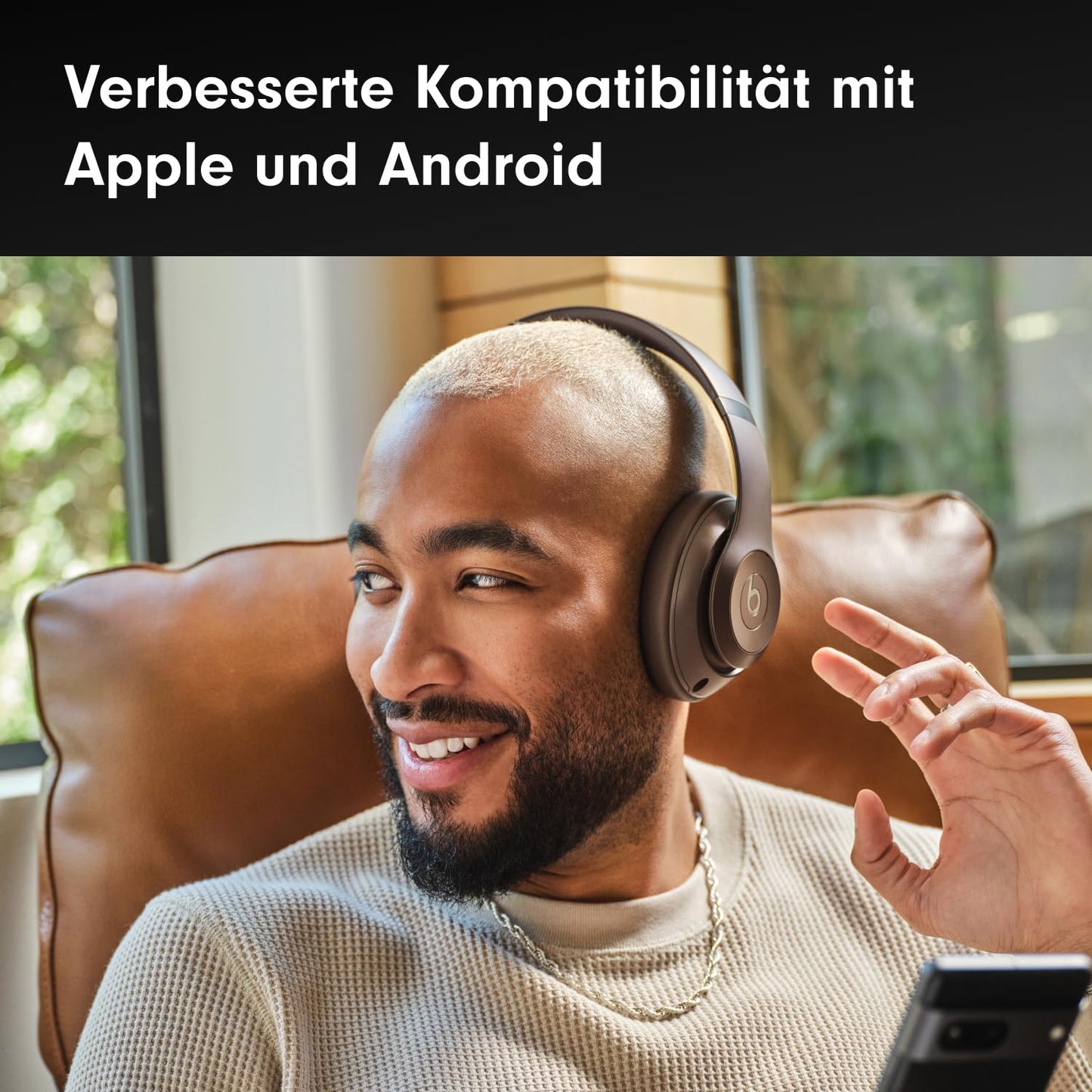 Beats Studio Pro - Completely Wireless Bluetooth Noise Canceling Headphones - Personalized 3D Audio, USB-C Lossless Audio, Apple & Android Compatibility - Espresso - MQTT3ZM/A
