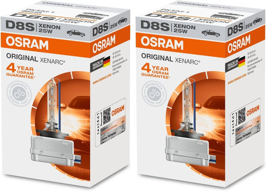 Osram 66548 XENARC Frontscheinwerfer D8S, 1er Faltschachtel, Hellblau (Packung mit 2) - ZOXD8S
