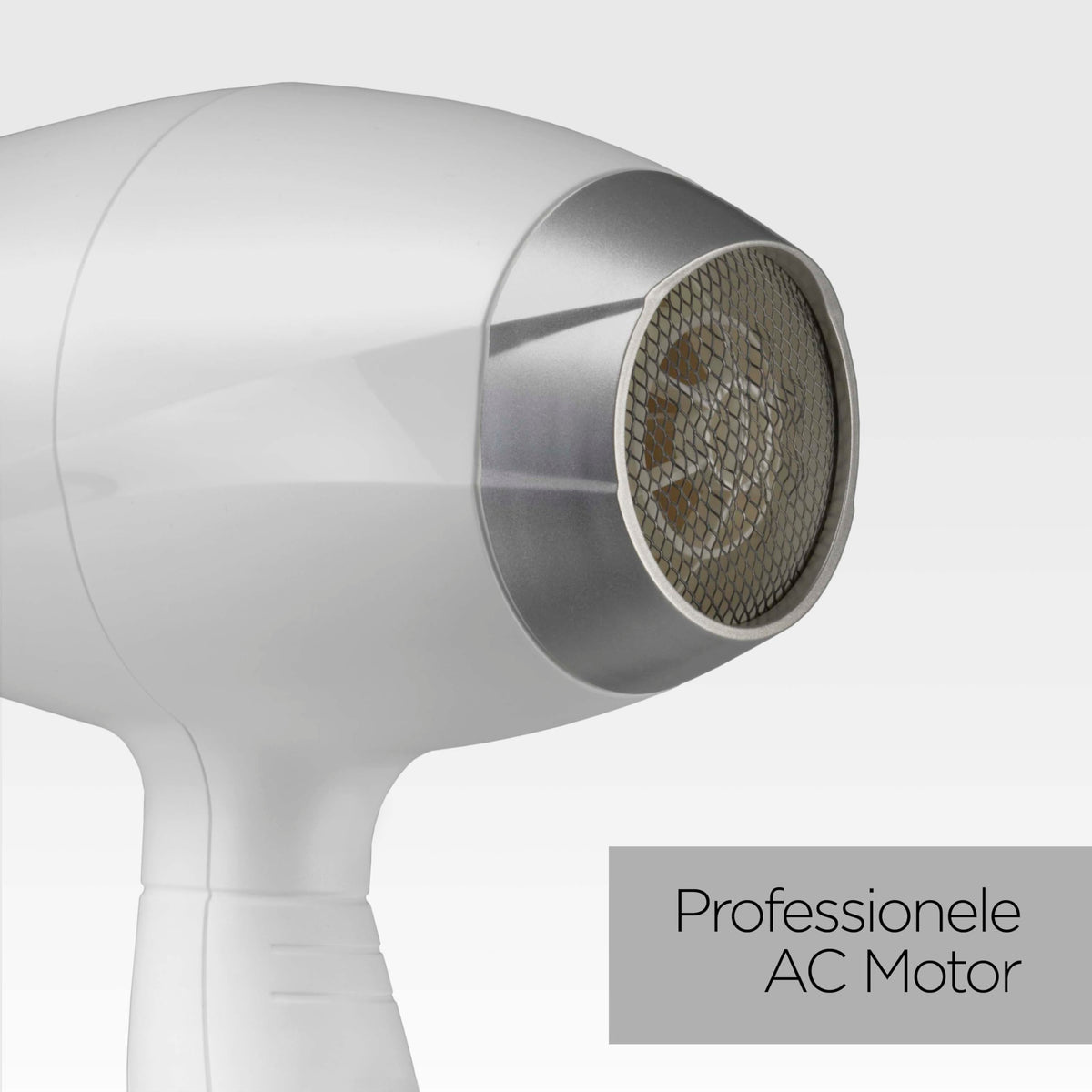 BaByliss Hair Dryer Speed Pro 2000W – Professional AC Hair Dryer, Made in Italy, Lightweight and with Anti-Frizz Ion Technology, 3 Temperature and 2 Speed Settings, White, 6704WE