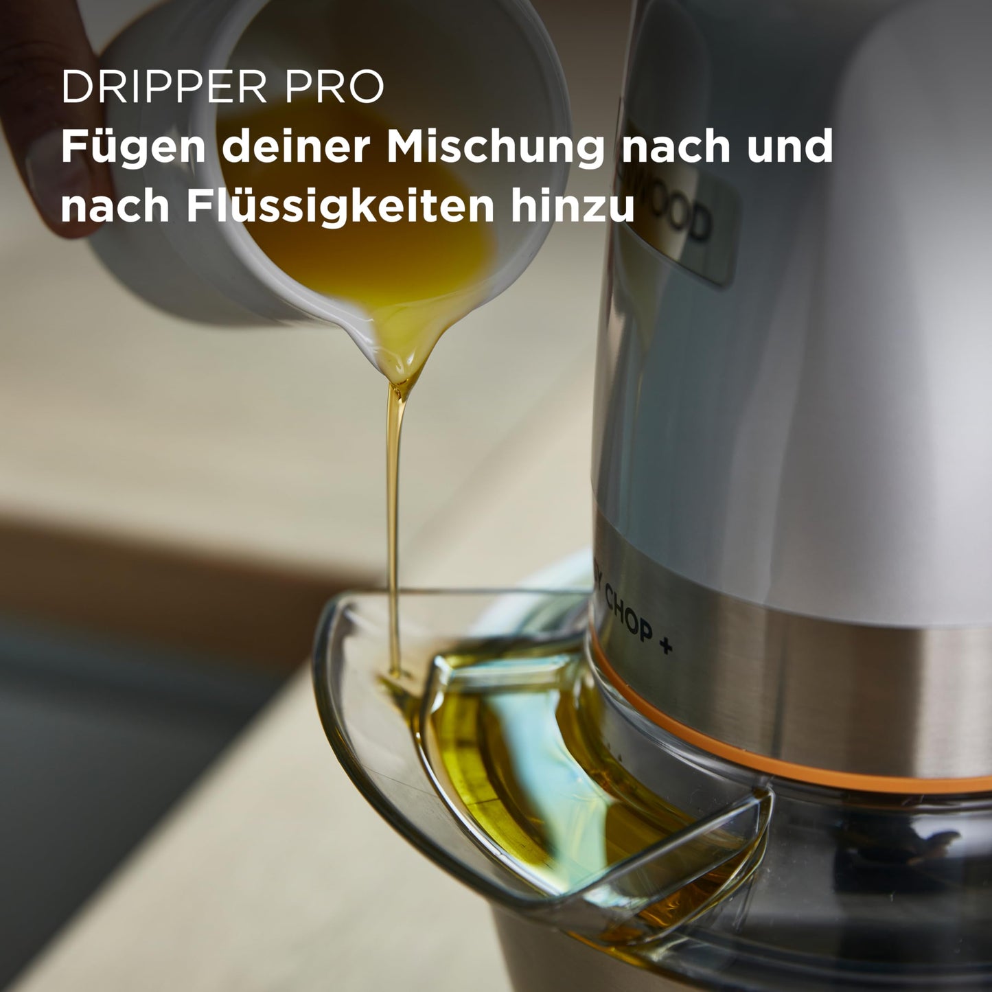 Kenwood EasyChop+ CHP62.400 SI Electric chopper with four-fold stainless steel blades, one-touch operation, ice crusher, 0.6 l work container, dishwasher safe, 500W, black - CHP62.400SI