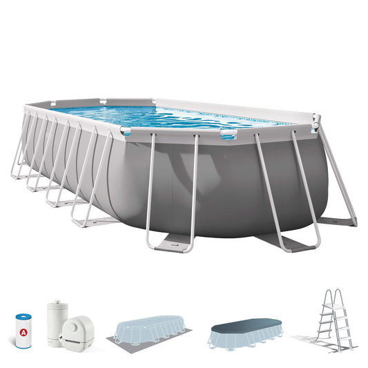 Intex 20Ft X 10Ft X 48In Prism Frame Oval Pool Set - 26798