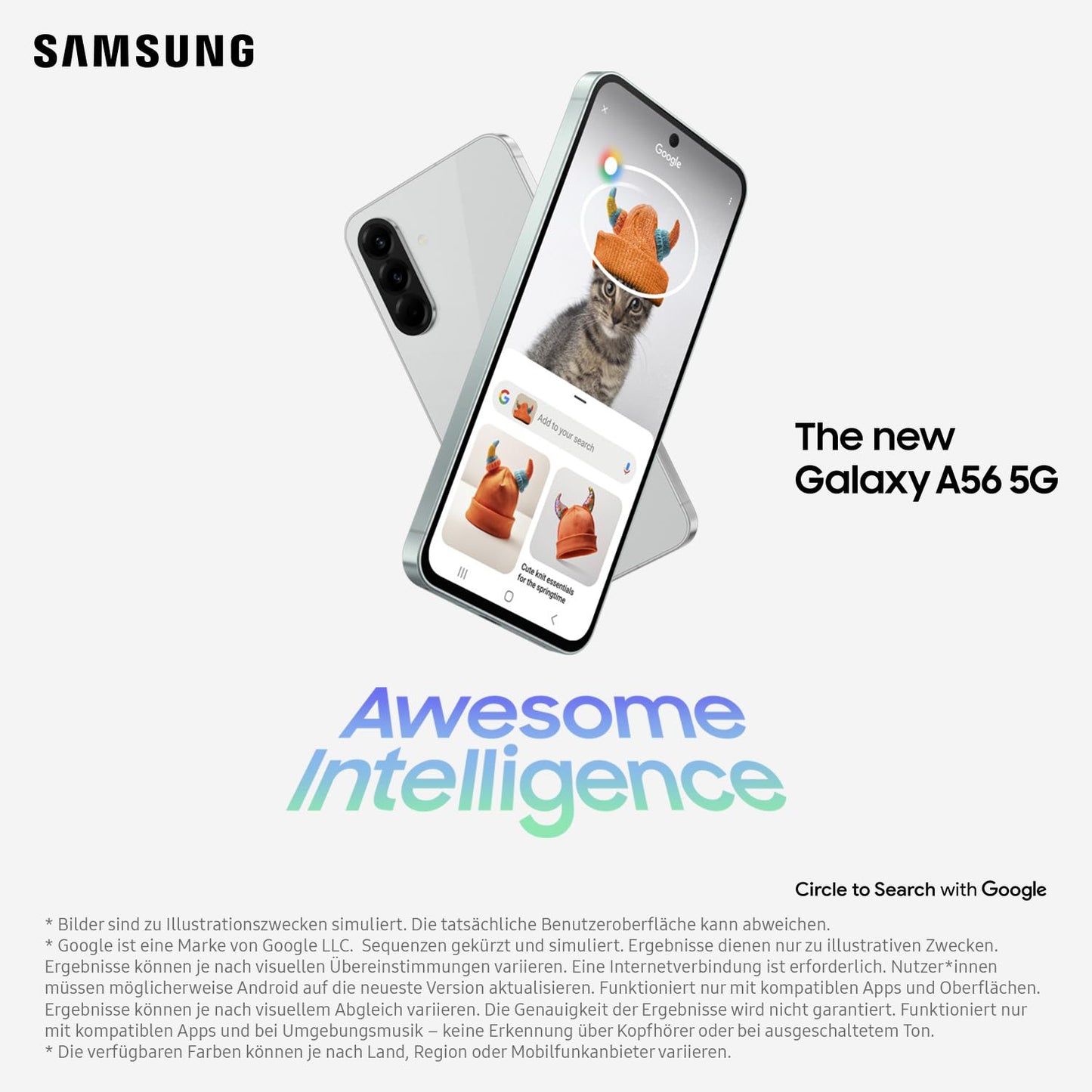Samsung Galaxy A56 5G AI smartphone without contract - F-MA566BZKAAMZ