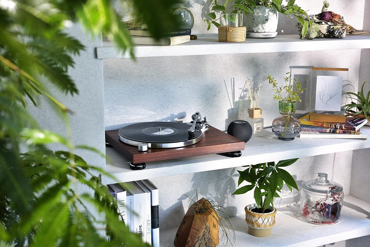 Audio-Technica LPW50BTRW Platan turntable fără fir cu acționare prin curea palisandru - AT-LPW50BTRW