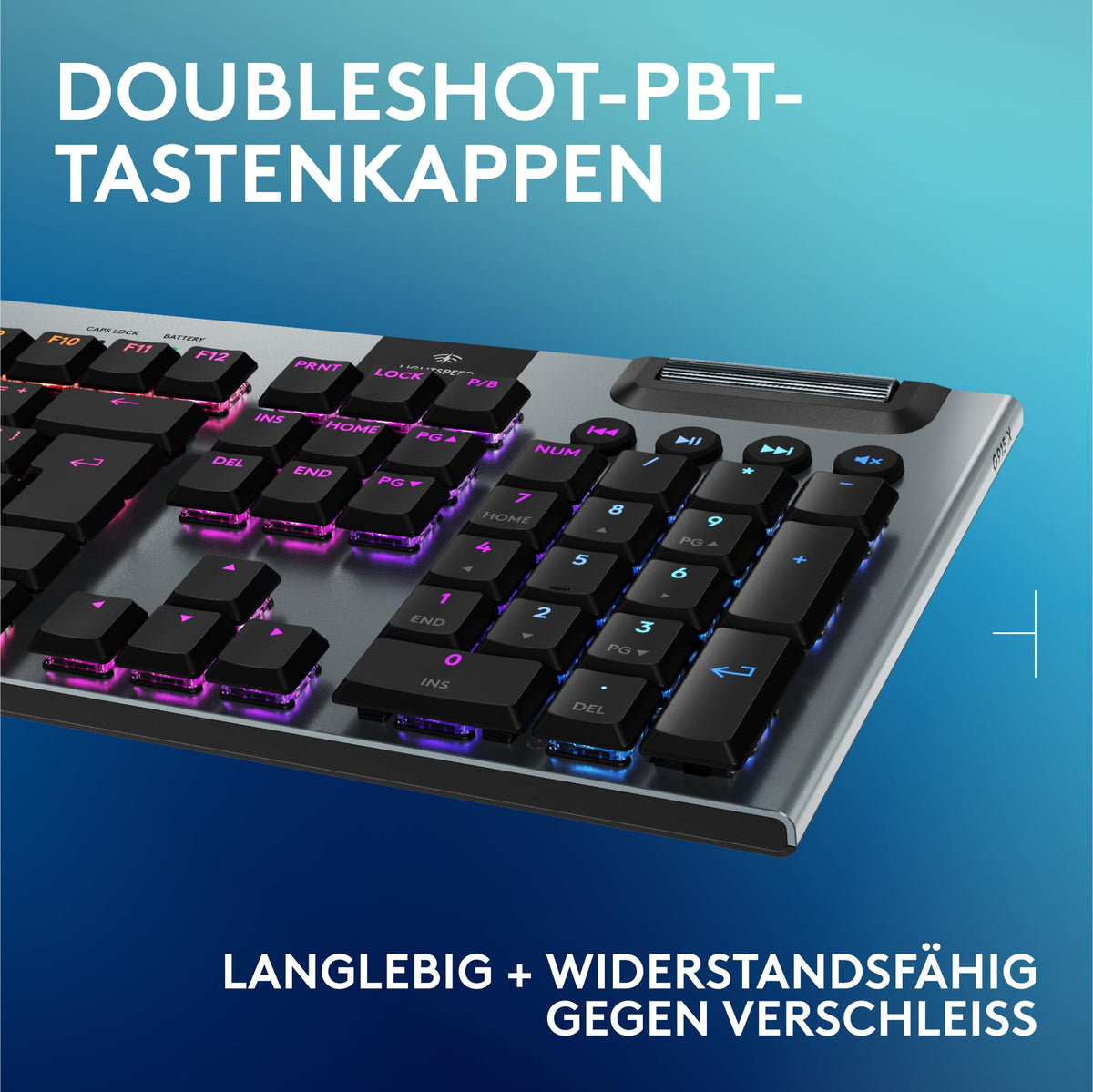 Logitech G G915 X LIGHTSPEED - Wireless, low-profile gaming keyboard - 920-012697