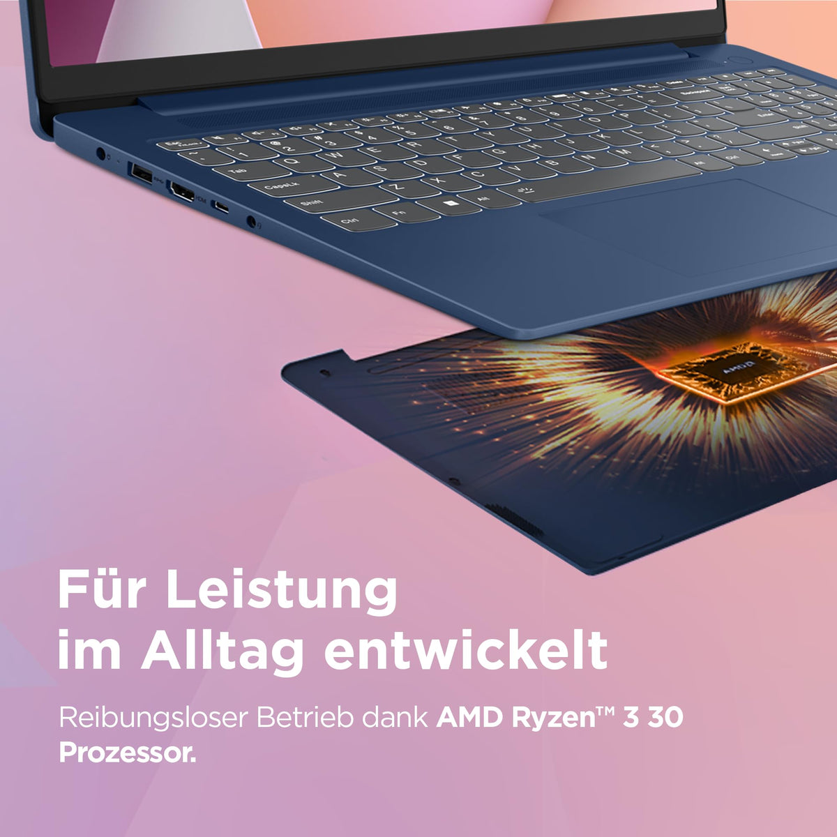 Lenovo IdeaPad Slim 3 | Laptop | Ryzen 3 | 8GB | 512GB - 82XQ0157GE