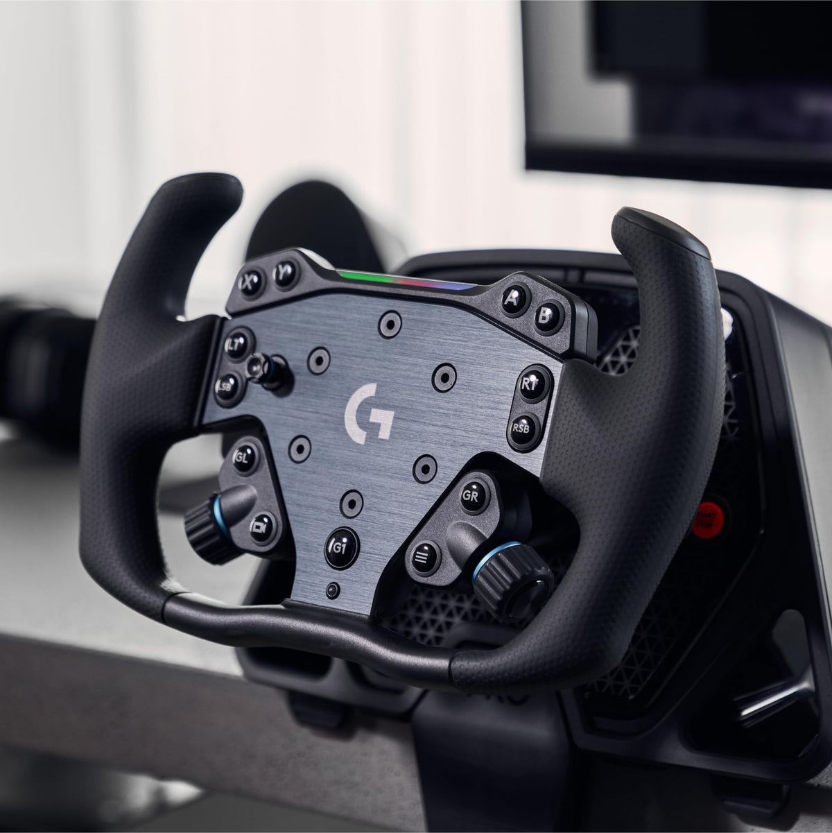 Logitech G RS50 System, 3-piece Sim Racing Wheel Setup - 991-000588