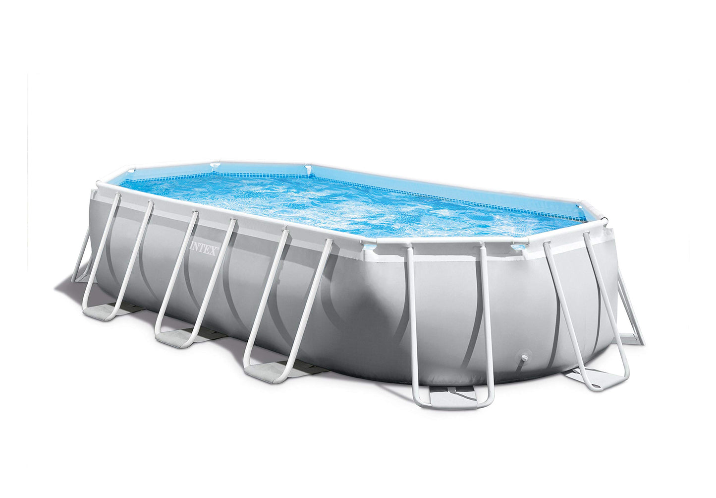 vidaXL Intex Prism Frame Swimming Pool Set Oval 503 x 274 x 122 cm 26796GN