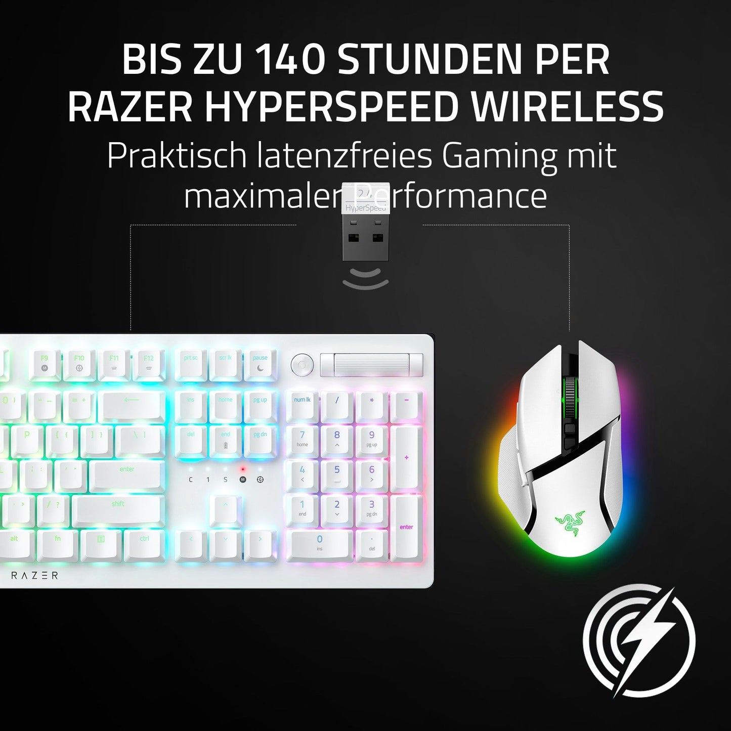 Razer Basilisk V3 Pro White (RZ01-04620200-R3G1)