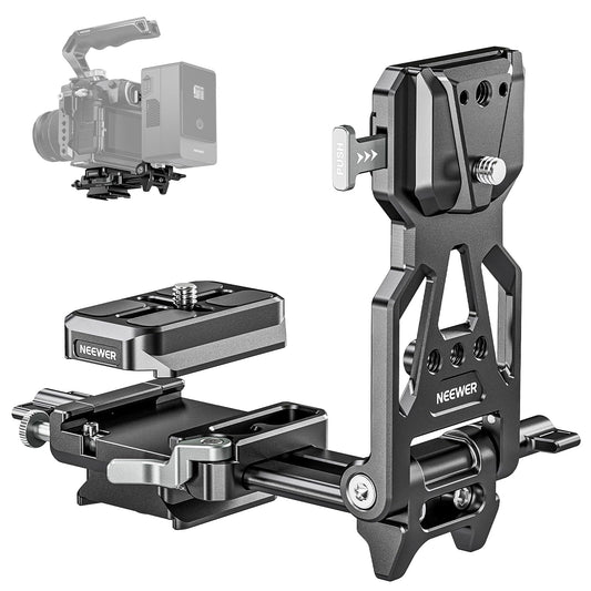 NEEWER Foldable V Mount Battery Plate with Arca Type Baseplate, PS015 PRO