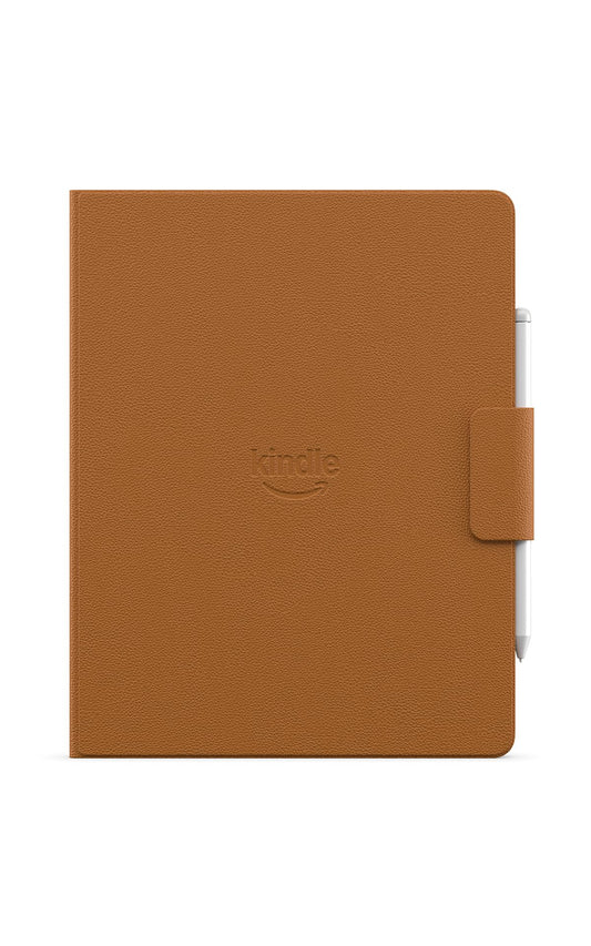 Now new: Elegant Amazon Kindle Scribe flip case with magnetic attachment, slim protective case - premium leather - 53-101640