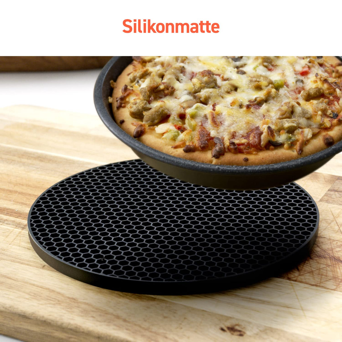 COSORI Air Fryer Accessories, Six-Piece Accessory Set for 5.5L Air Fryers of All Brands, Baking Pan, Pizza Pan, Grill Rack, Steaming Rack, Silicone Mat, Muffin Pan