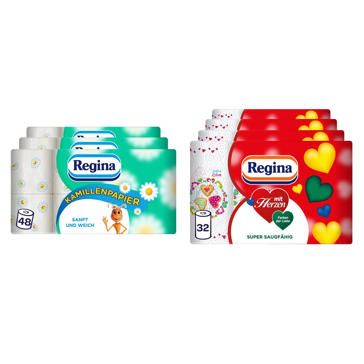 Regina Kamillenpapier, 48 role + Regina cu inimi, 32 role - 407288