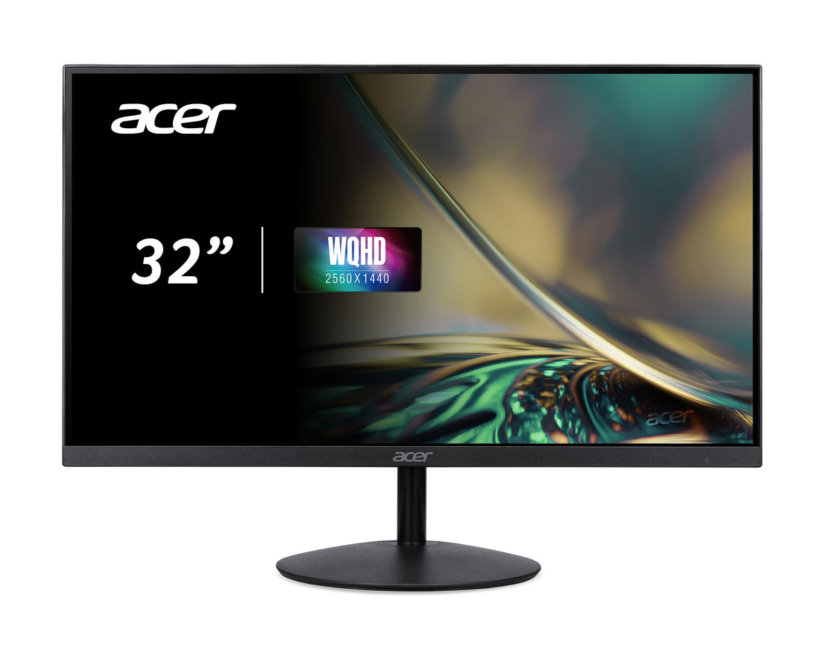 Acer SA322QUE Monitor 31.5 Inch (80 cm Screen) WQHD, LED, 100Hz, 1ms(VRB), 2xHDMI 2.0, DP 1.2, AdaptiveSync, HDR - SA322QUEbmiipx