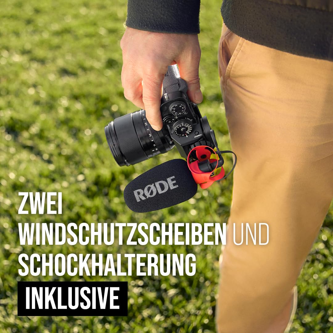 RØDE VideoMicro II – Ultra-compact shotgun microphone for camera or mobile device, with XLR
