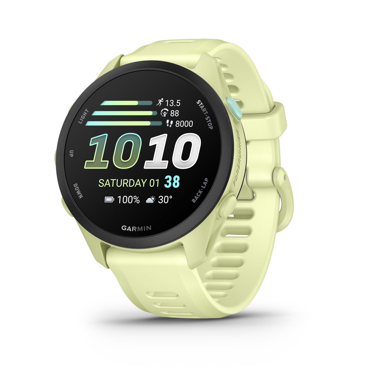 Garmin Forerunner 70 43mm - Running Smartwatch, 1.2" AMOLED Touchscreen, up to 13 days battery life, training recommendations, health data, 80+ sports apps, notifications, Pay - 010-04307-02