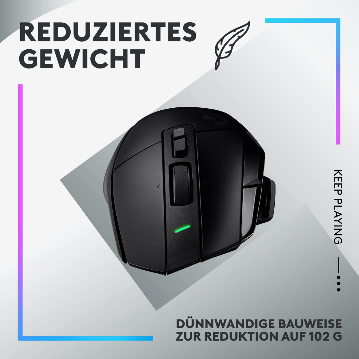Logitech G502 X LIGHTSPEED Wireless Gaming Mouse - 910-006181
