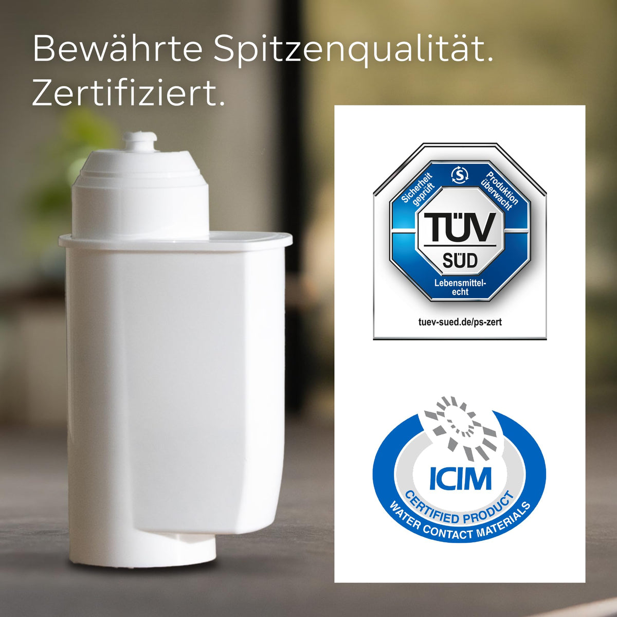 Siemens BRITA Intenza Wasserfilter TZ70063A, 6 bucăți, reduce conținutul de calcar din apă, compatibil cu espressoarele din seria EQ, precum și cu espressoarele integrate.