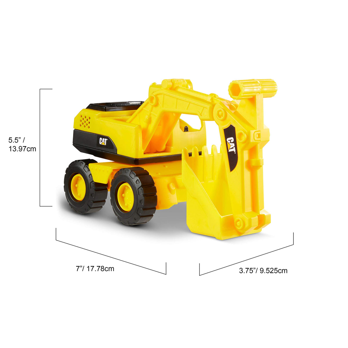 CatToysOfficial Construction Vehicles for Kids aged 2 and up | Dump Truck, Wheel Loader, Excavator Toys | Movable Parts | Reliable Quality | Toy Cars & Gifts for ages 3 and up - 82360