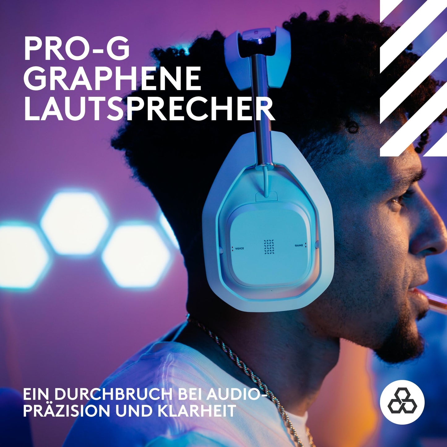 Logitech G Astro A50 X LIGHTSPEED, Wireless Gaming Headset + Base Station - PRO-G GRAPHENE, PLAYSYNC for Xbox Series - 939-002134