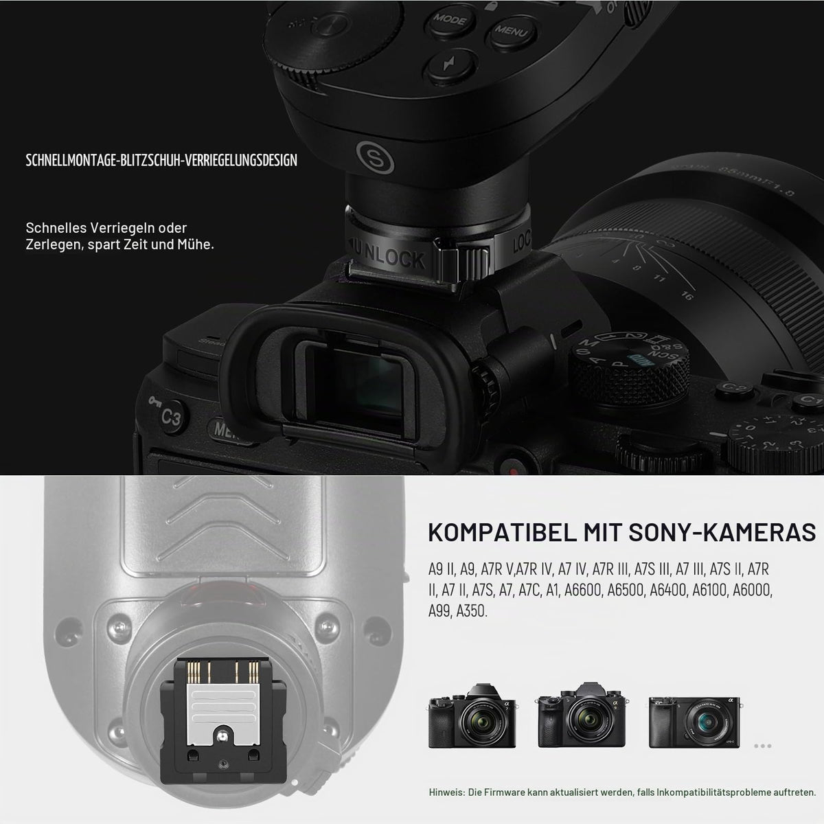 NEEWER Improved QPRO-S TTL Wireless Flash Trigger Compatible with Sony