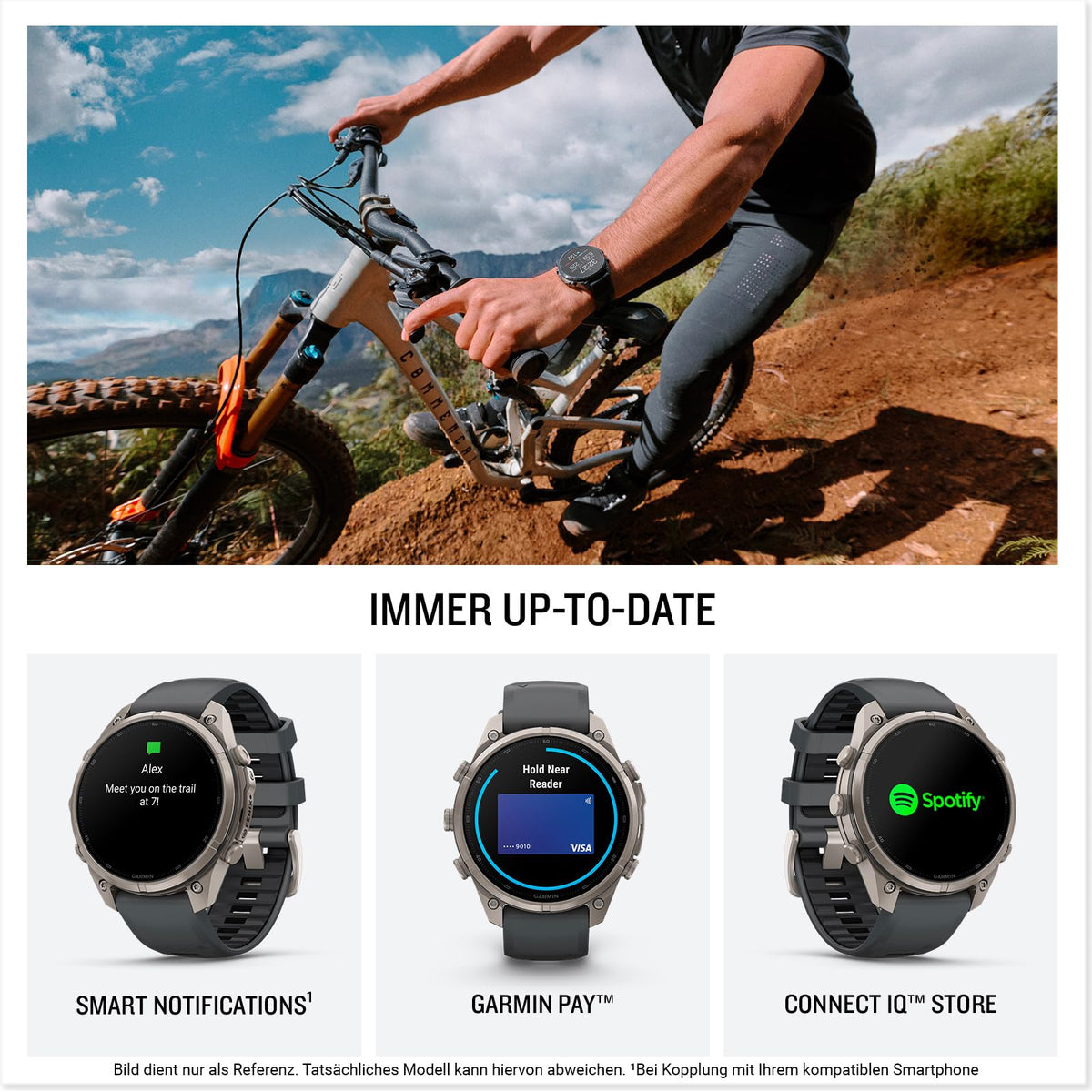 Garmin Fenix 9 Pro, 47 mm, GPS-Multisport-Smartwatch, Titan - 010-04336-26