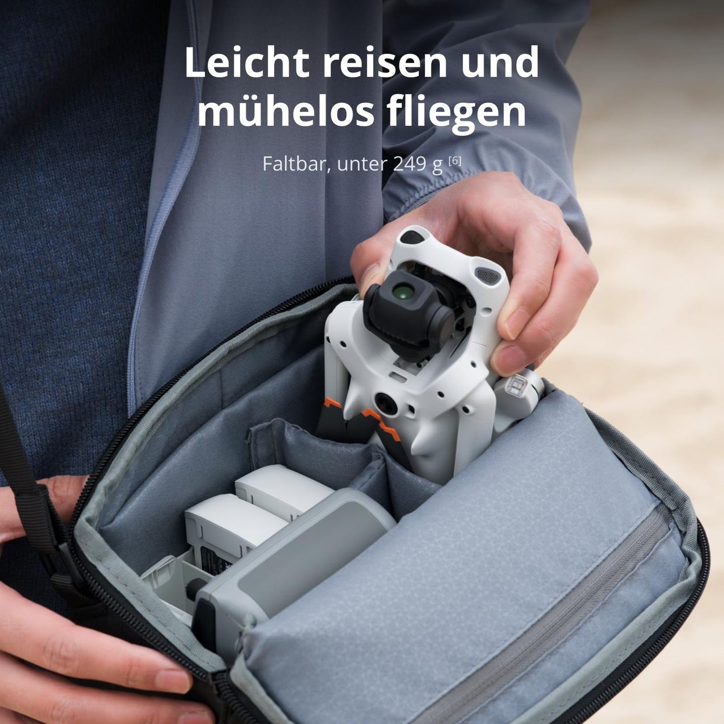 DJI Lito 1 Combo with two batteries with DJI RC-N3, drone with 4K camera for beginners, obstacle detection, ActiveTrack, 4K video & 8K photo, lightweight, for adults, 15 km video transmission, 2 batteries, C0 - 6937224146860