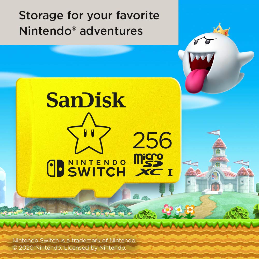 SanDisk microSDXC Nintendo Switch 256GB (SDSQXAO-256G-GNCZN)