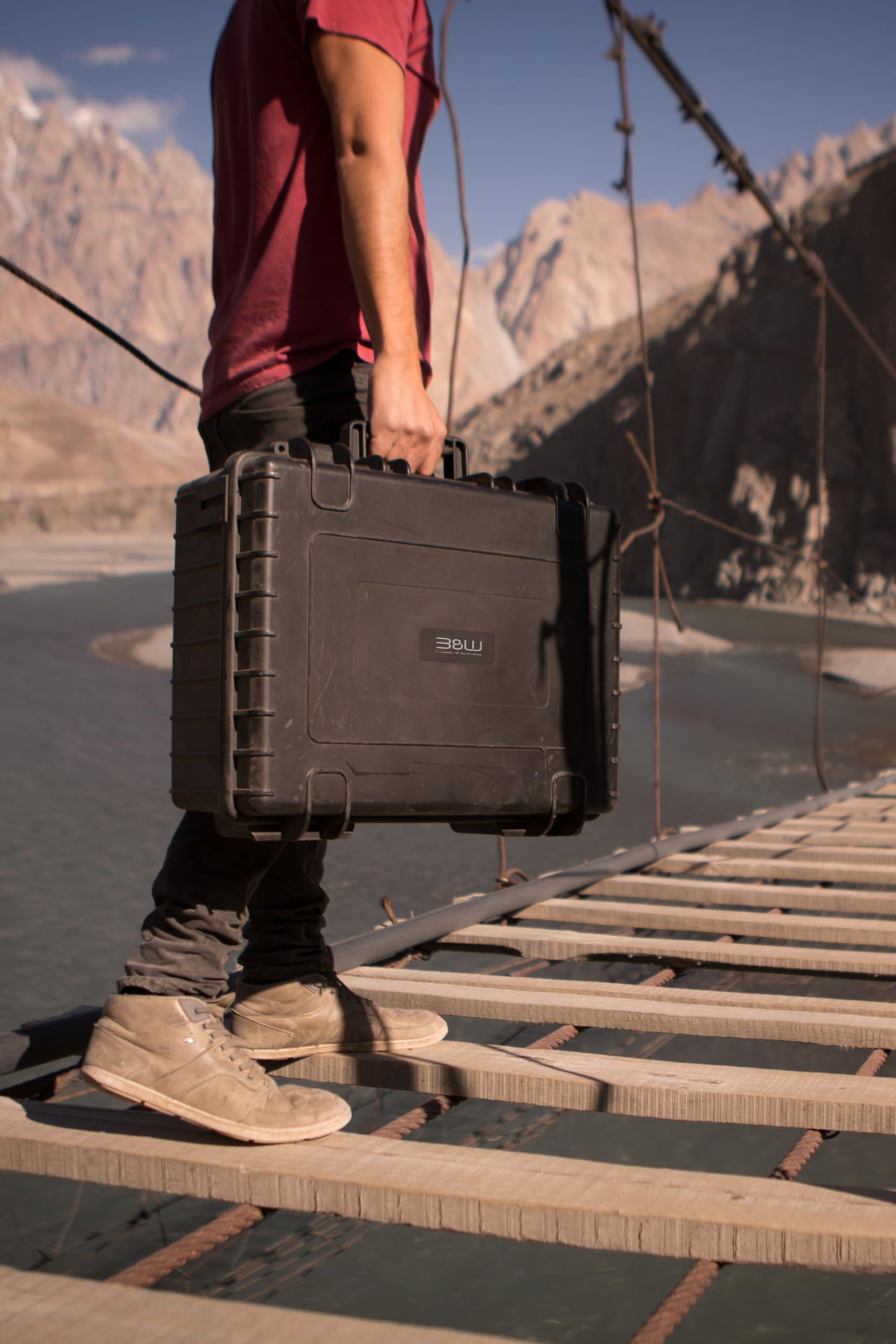 B&W International multi-purpose case Outdoor 6000 (PP.326) black - empty case - waterproof (IP67), dustproof, impact-resistant, extremely robust - 6000/B