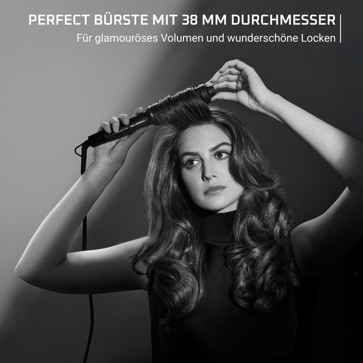 Rowenta X Karl Lagerfeld Power Brush Volume Styler, 38-mm Ceramic Brush - UB572LE0